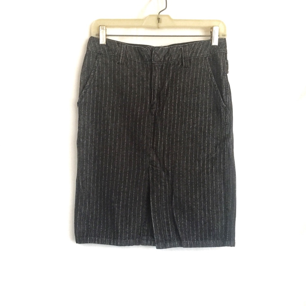Free People Women’s Denim Pinstripe Skirt Size 4